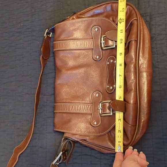 Longchamp Leather Flap Crossbody Bag - Picture 11 of 16